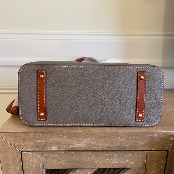 New. Never used. Dooney and Bourke grey
Aubrey Satchel w/ accessories - Picture 4 of 12